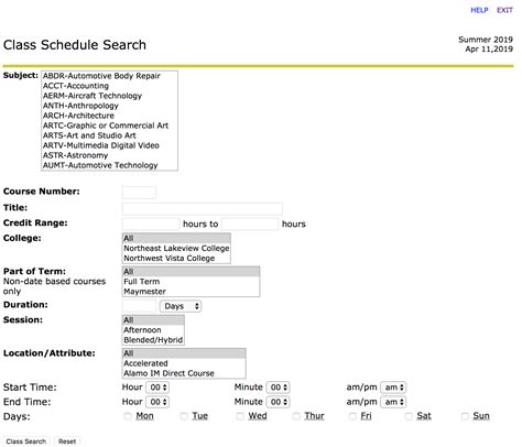 alamo colleges schedule of classes|alamo colleges course catalog.